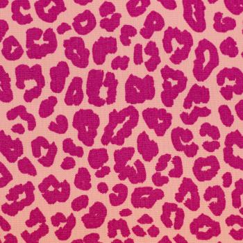 Preview: Baumwolle Leoni Animalprint  Pink/Rosa by Swafing